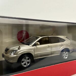 京商 1/43 TOYOTA HARRIER AIRS 2006年 Beige mica Jコレクション トヨタ ハリアー アエラス 30系 ミニカー モデルカー