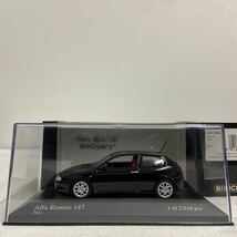 MINICHAMPS 1/43 Alfa Romeo 147 2001年 Black ミニチャンプス アルファロメオ アルファ ブラック ミニカー モデルカー_画像5