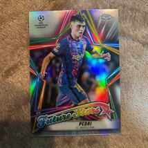 2021/22 Topps Chrome UEFA Champions League UCL Pedri Future Stars バルサ FC Barcelona_画像1