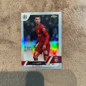 Topps Chrome Uefa club competitions UCC 2022/2023 - Cody Gakpo - refractor Liverpool FC リバプール