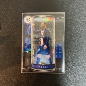 2022-23 Topps chrome UEFA Club Competitions Soccer インサイドカード Specimen Lionel Messi メッシ　PSG