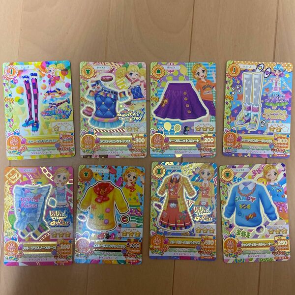 バラ売り可能　アイカツ　ノーマルカード　8枚セット　ポップ