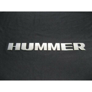 【CODE9】08-09y HUMMER/ハマー H2　S/S ミニグリル レター ミニグリル ロゴ バンパーレター エンブレム スムースタイプ