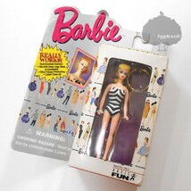 YGG■レア！Barbie バービー ヴィンテージ 人形 キーホルダー 1959 水着 ビンテージ 箱付き フィギィア ドール バービー人形 ミニ_画像1