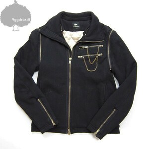 YGG*BUFFALO BOBS Buffalo Bob z collar attaching jacket black 2WAY 1 S outer tops outer men's black Oniikei style 