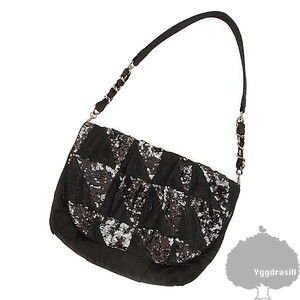 YGG# dressing up AMERICAN RAG CIE American Rag Cie spangled shoulder bag black bag black bag back 