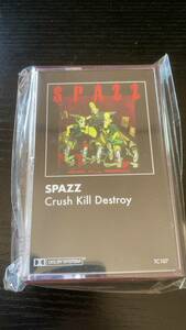 【未使用】 SPAZZ crush kill destroy カセットテープ グラインドコア