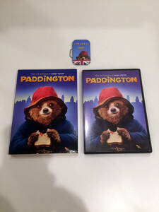 即決 USA正規版初回盤 DVD バッジ付 映画パディントン PADDINGTON アウターケース パディントン・ベア ニコール・キッドマン 原作者も登場 
