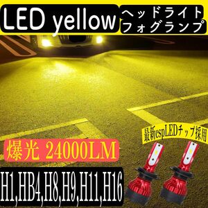 H1.HB4.H8.9.11.16 LEDフォグランプ車検対応 24000LM LEDヘットライト プリウス アルファード 