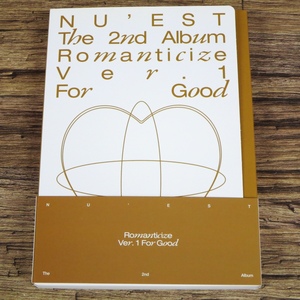 ■【トレカ付き/美品】NU'EST The 2nd Album Romanticize Ver.1 For Good 韓国版CD■z31058