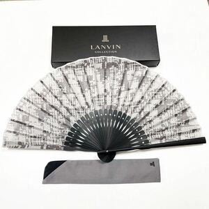 postage 140 jpy ~ new goods box attaching Lanvin LANVAN fan case attaching 6C