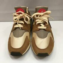 ●古3549　NIKE　ナイキ　スニーカー　AIR HUARACHE LE　エア ハラチ　STUSSY　DD1381-200　US8.5　26.5㎝　箱・黒タグあり_画像2