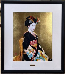 Art hand Auction [Nao Komatsuzaki] Young Maiko Siebdruck 151/250 Zertifikat verfügbar, Kunstwerk, Malerei, Porträt