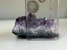 【天然石，原石】紫水晶　アメジスト　重量：148ｇ　2月誕生石　恋愛成就　KM25E455MA_画像7