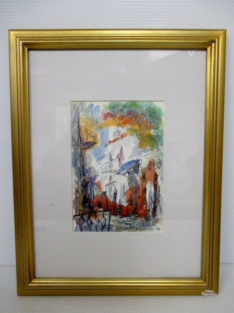 [Également disponible dans les cafés et les magasins !] Hydra no Koji [Kenji Kasano] Crayon aquarelle SM 2006 (FC75X037), peinture, aquarelle, Nature, Peinture de paysage