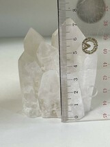 【天然石，原石】水晶　重量：237g　4月誕生石　浄化や邪気払い　KM25E403MA_画像7