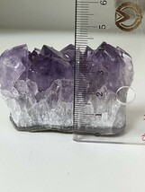 【天然石，原石】紫水晶　アメジスト　重量：157g　2月誕生石　恋愛成就　KM25E268MA_画像9