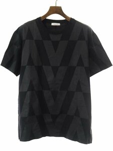 VALENTINO Valentino 22SS macro Opti karu T-shirt black size :L