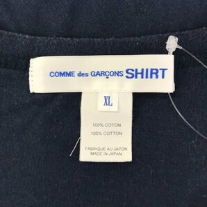 COMME des GARCONS SHIRT コムデギャルソンシャツ コットンロングスリーブカットソー ブルー サイズ：XLの画像3
