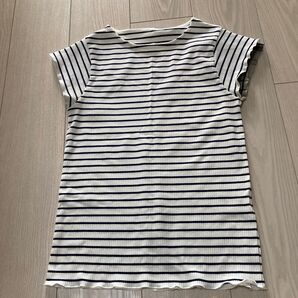 ボーダーカットソー シャツ Tシャツ トップス