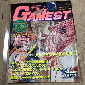 ゲーム雑誌 2. GAMEST 1996年2月29日号 No.164 ゲーメスト　ダンジョンズ&ドラゴンズ セクシーパロディウス 餓狼伝説　戦国ブレード
