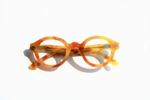  new goods rare Lesca CORBUSIER 053 Vintage ko ruby .je tortoise shell glasses re ska Brown 