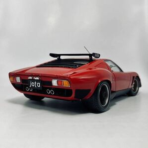 磨き処理済み 旧黒箱 京商 1/18 1975年型 ランボルギーニ イオタ SVR レッド フルギミックモデルの画像4