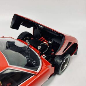 磨き処理済み 旧黒箱 京商 1/18 1975年型 ランボルギーニ イオタ SVR レッド フルギミックモデルの画像6