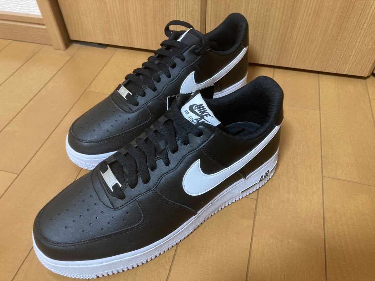 NIKE ナイキ エアフォース1 07 AN20 ロー ブラック 黒 白 LOW AIR