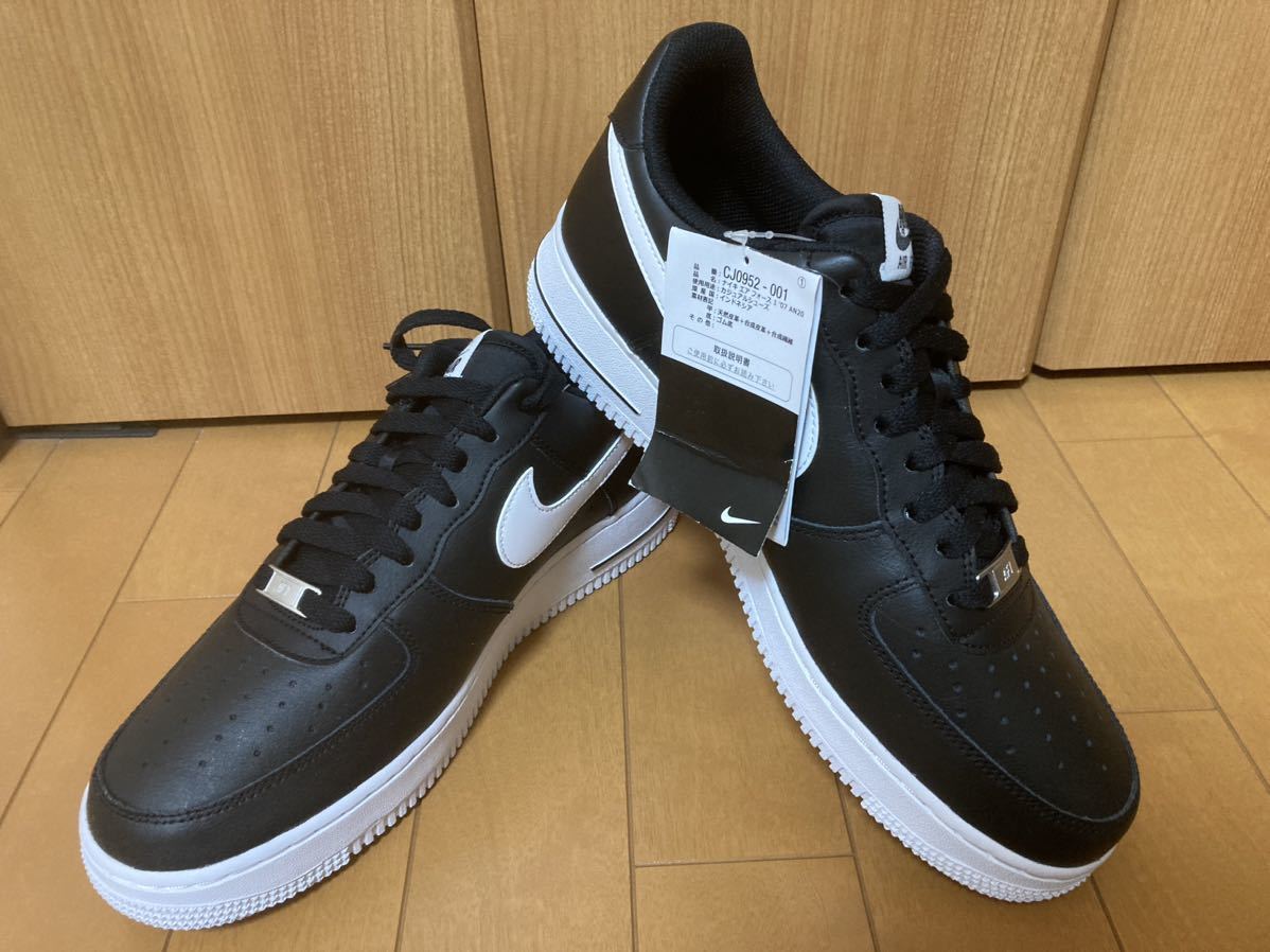 NIKE ナイキ エアフォース1 07 AN20 ロー ブラック 黒 白 LOW AIR