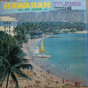 D177/LP160ｇ盤1枚/バッキ―白片の「ハワイアン・オール・ヒット・アルバム」