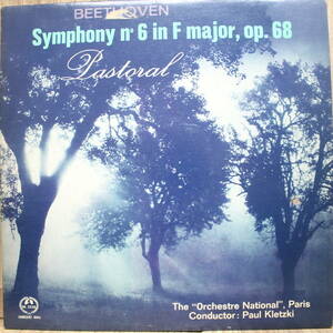 D292/LP1枚/クレツキー/ベートーベン：交響曲第6番「田園交響曲」