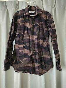  Beams Be ming large pattern camouflage pattern shirt 