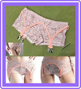 ♥♥ super wonderful * garter belt attaching * short pants * pink * total race * adult pretty * cute ♥♥T84