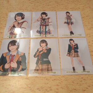 市村愛里 HKT48 16th 君はもっとできる 生写真 6種 6枚 コンプ 横浜会場限定ver. 横浜 パシフィコ横浜　チームKⅣ