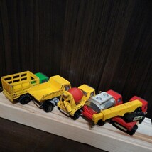 送料込み Tonka レトロ ミニカー 作業車 5台まとめて トラック ミキサー車 セット トンカ_画像2