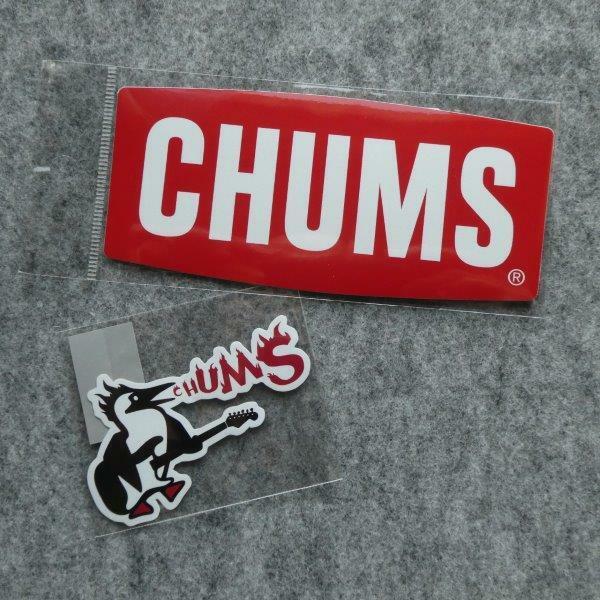 CHUMS ステッカー 2枚セット CH62-1072 CH62-0047 新品 PVC素材 防水