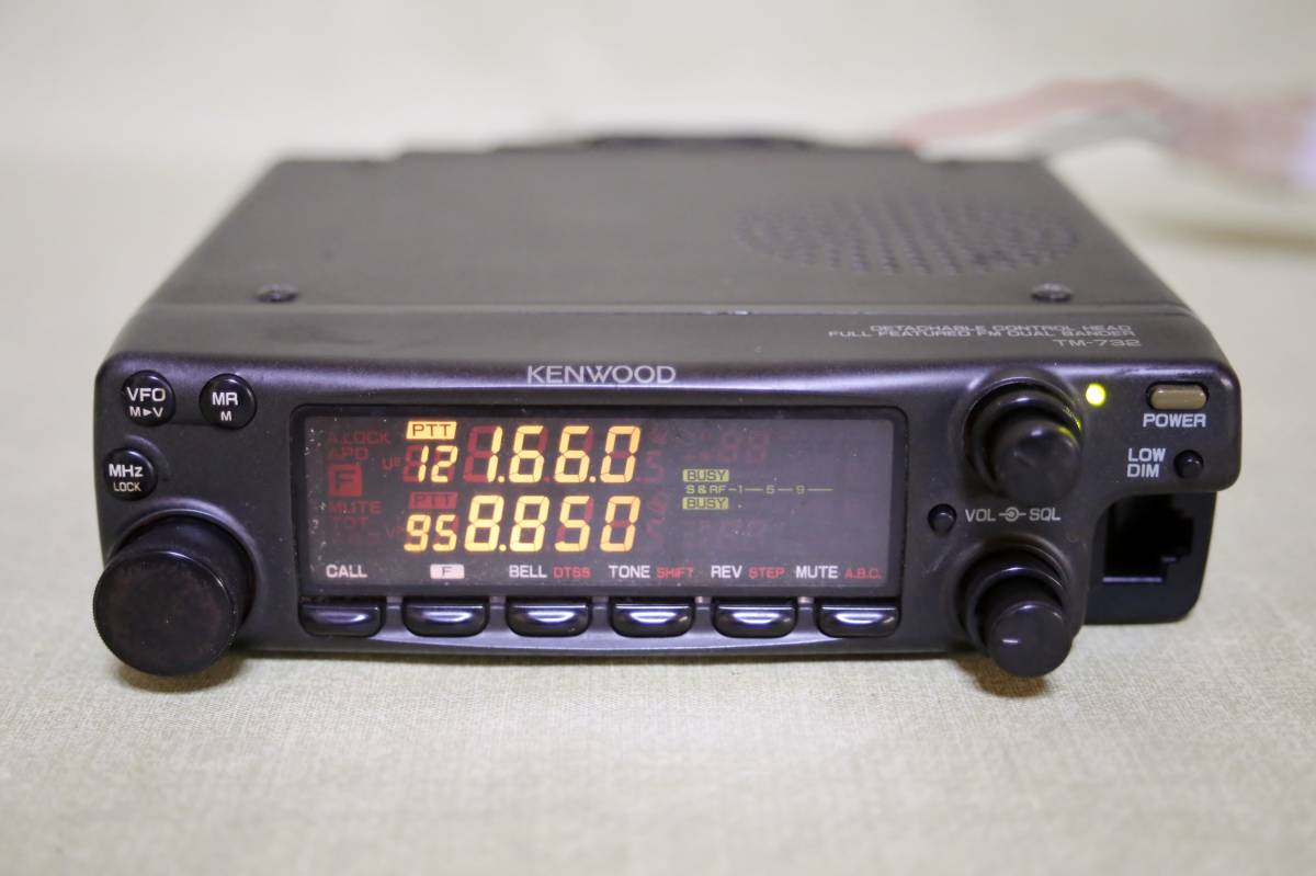 適当な価格 KENWOOD 144/430MHz TM-732S FMデュアルバンダー