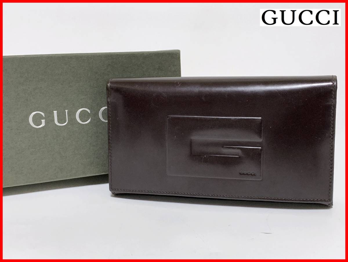 中古GUCCI グッチ シルヴィ コンチネンタルウォレット 長財布