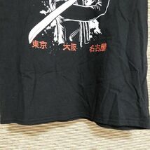 ギルダン 半袖Tシャツ　ランシド　rancid　バンT　ガイコツ　ドクロ　剣50 古着　入手困難　激レア　希少 人気　ビッグロゴ　パンクバンド_画像4