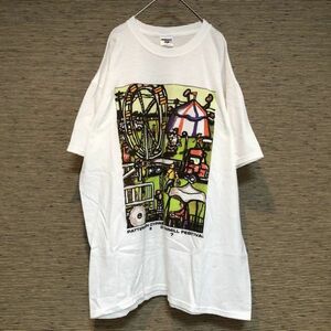 ジャージーズ　90s 半袖Tシャツ　キャンプ　トラック　観覧車　遊園地37 古着　入手困難　激レア 希少 人気 ビンテージ　90年代　テント