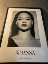 Rihanna リアーナ A4 ポスター 額付き 送料込み R&B_画像2