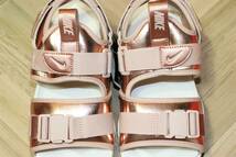 即決【未使用】 NIKE ★ WMNS CANYON SANDAL (US9/26cm) ★ ナイキ キャニオンサンダル CW6211-929 箱付き メタリック_画像8