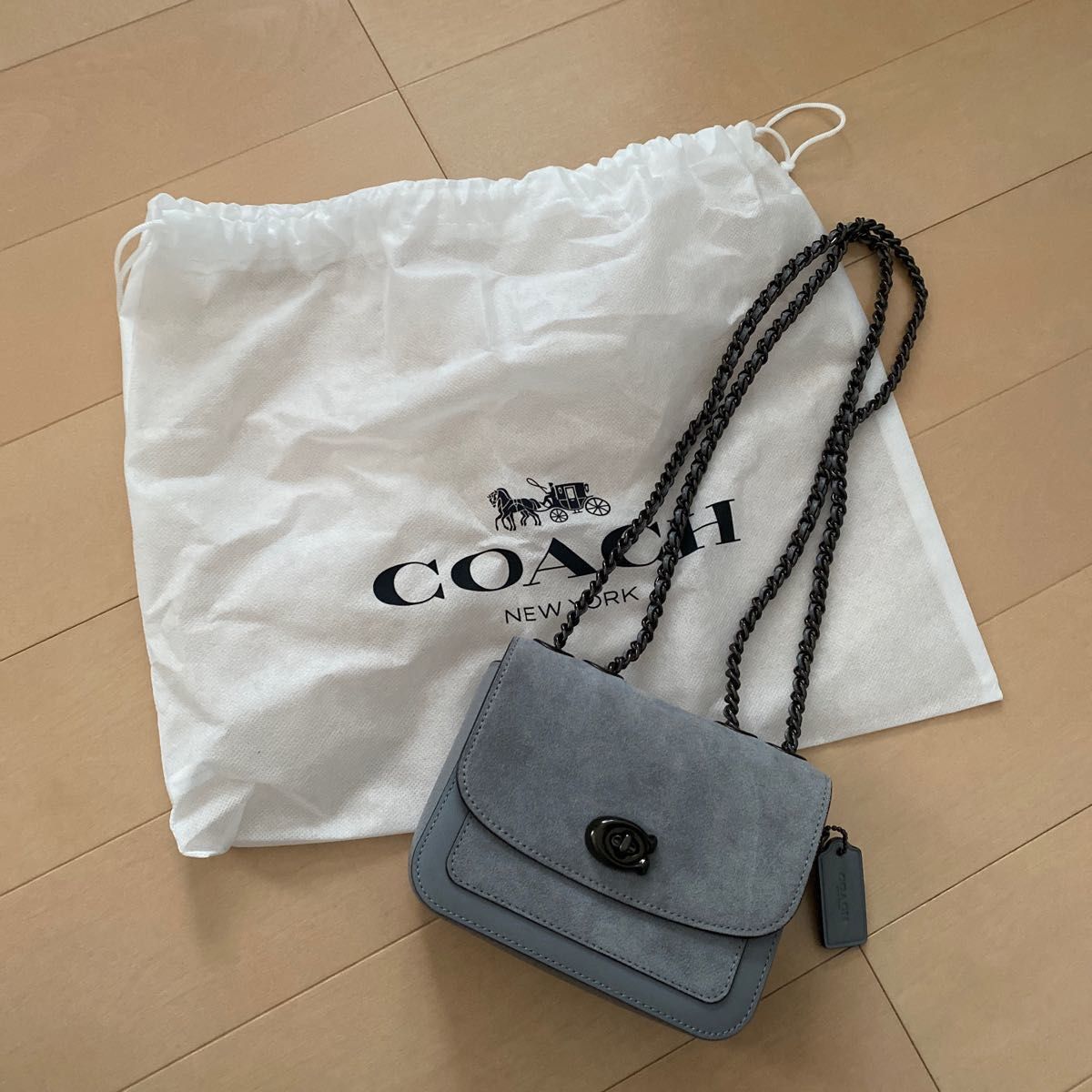 未使用 展示品 195171 COACH コーチ 2Way ミニバッグ ショルダーバッグ