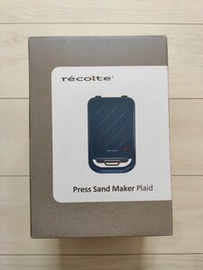 新品未使用 recolte レコルト プレスサンドメーカー プラッド RPS-2(NV) マットネイビー