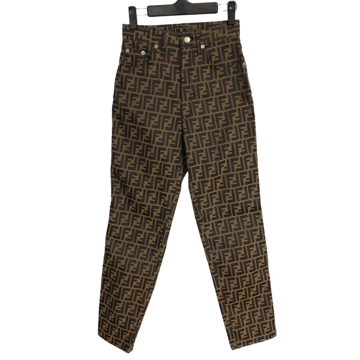 11/7限定割引 【定番】美品 FENDI パンツ 29インチ X6 総柄 ズッカ