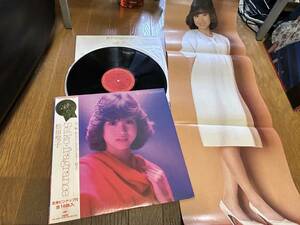 ★即決落札★松田聖子「Seiko fragrance」三浦徳子/財津和夫/小田裕一郎/松本隆/1981年/帯付/PNポスター/歌詞カード/全14曲収録/定価\2800