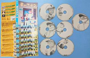 ｈ)レンタル落ち　DVD　キャプテン　全7巻セット　野球アニメ　ちばあきお　ケース無し