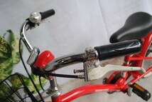 ね60.自転車　16インチ　シティサイクル　子供用　INNOVATION FACTORY　Asahi　レッド　_画像2