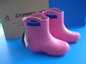 《《子供用長靴　カミナーレ　FLOG　16.5cm ピンク　防寒軽量　新品》》